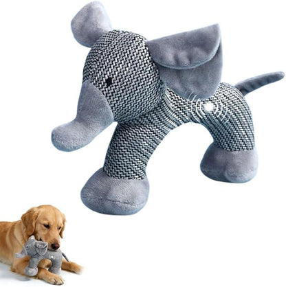 Xcho Linen Safari Companions Squeaky Dog Chew Animals Indestructible Dog Chew by Unknown