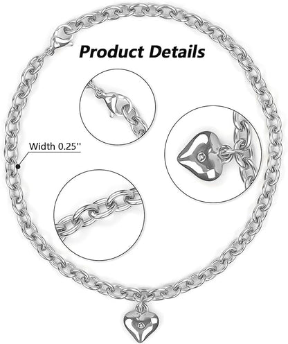 HOWWFALY Dog Collar and Cat Chain Necklace Stainless Steel Adjustable 18K - Image 4