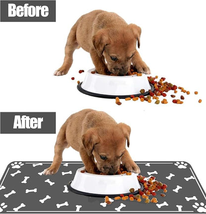 Large Pet Feeding Mat, Absorbent Quick Dry Dog Mat - Image 2