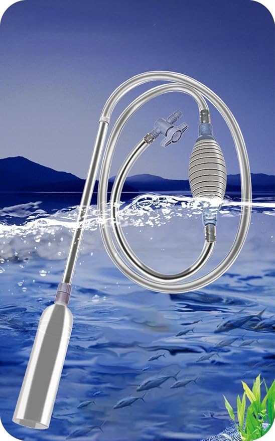 Aquarium Siphon Vacuum Cleaner, 9.84 Foot Aquarium Gravel Cleaner kit, - Image 9