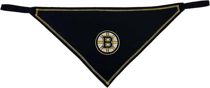 Pets First NHL Boston Bruins TIE Bandana, Size Large/X-Large. Dog Bandana Scarf - Image 4