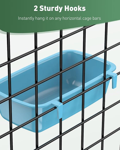 Pawfly Hanging Feeder, Food and Water Container, Feeding Dishes Coop Cups - Image 4