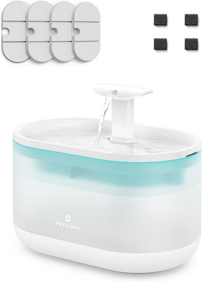 PETLIBRO Pet Water Fountain, Visible Water Level Design, 2.1L Quiet Pet Water by PETLIBRO