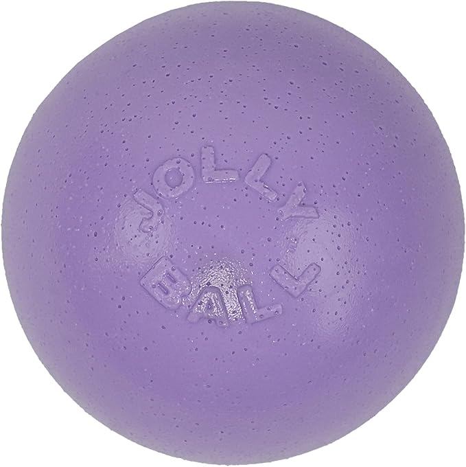 Jolly Pets Bounce-n-Play Dog Toy Ball, 6 Inches/Medium, Light Purple by JollyPets