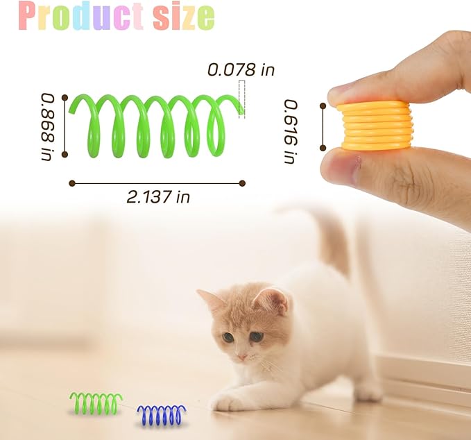 Andiker Interactive Cat Spiral Creative Spring Toy to Kill Time and Keep Fit - Image 5