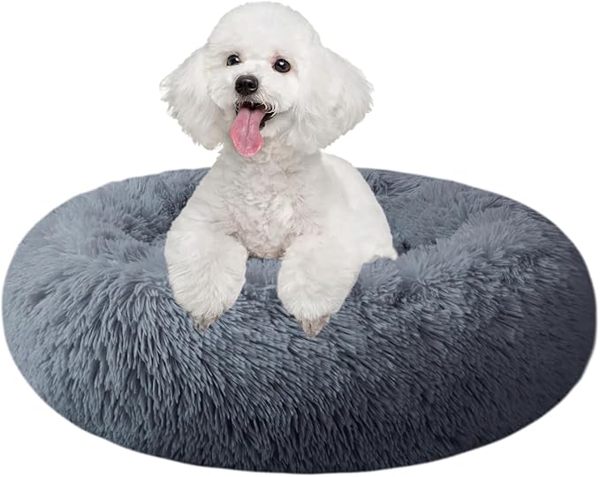 Nisrada Dog Bed for Small Medium Large Dogs, 20 inch Calming, Washable-Round - Image 7