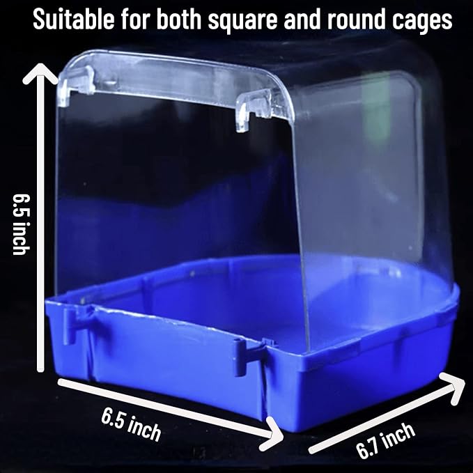 Bird Bath Cage, Cleaning Pet Supplies Bird Bathtub - Image 2