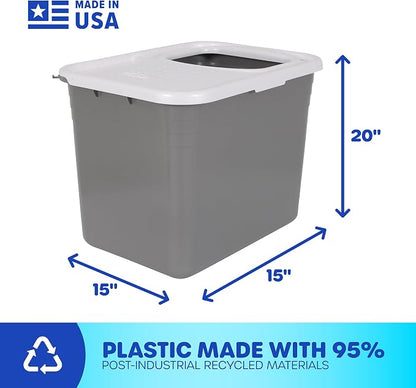 Petmate Enclosed Cat Litter Boxes - Image 10