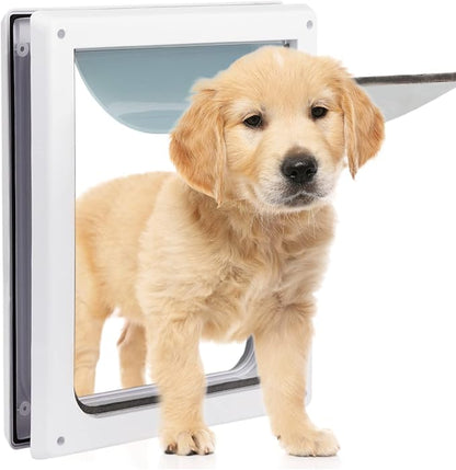 Pet Flap Door 2 Ways Locking Dog Wall Entry Pet Door - Image 2