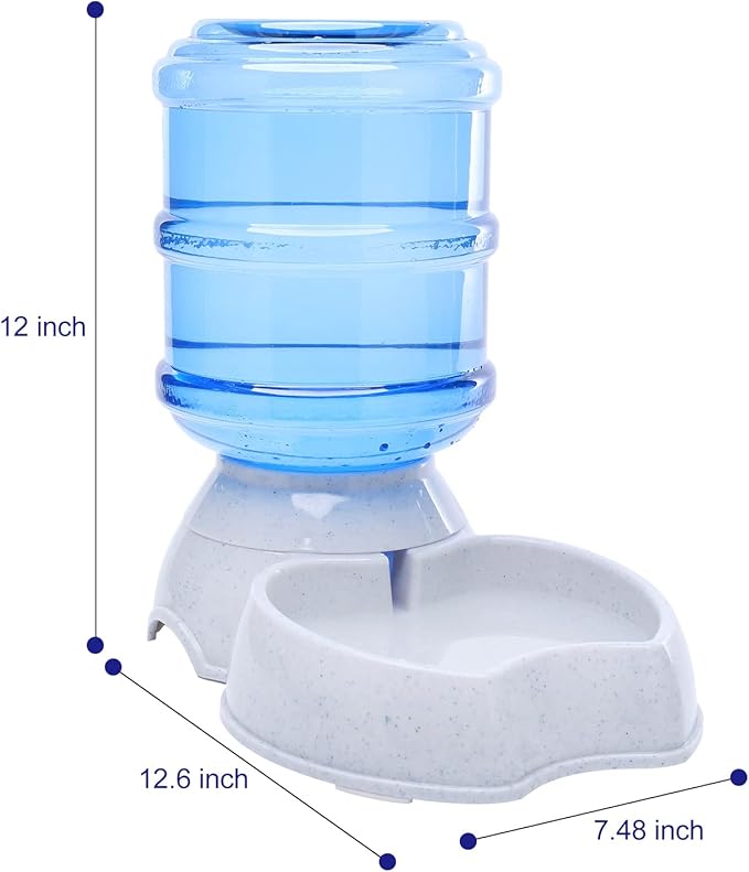 Pet Water Dispenser Automatic for Dogs Cats, Gravity Refill, Self Feeding for - Image 4