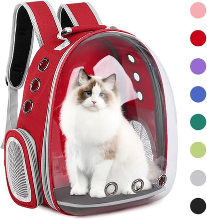 Pet Backpack Carrier, Bubble Backpack Cat Carrier, Pets and Small Dogs by Unknown