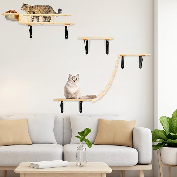 Cat Wall Shelves by TIMIEEYA