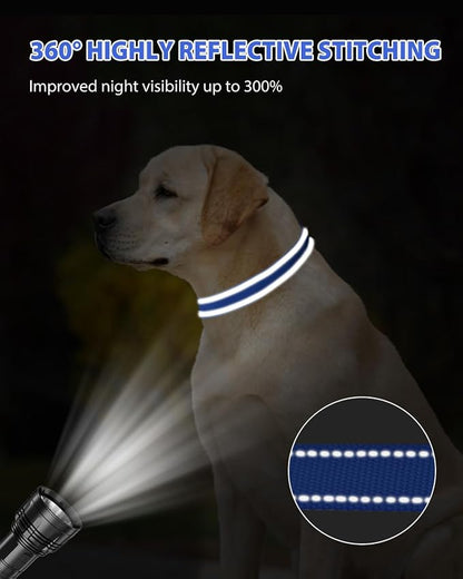 Joytale Reflective Dog Collar, Adjustable Nylon Pet Collar - Image 5