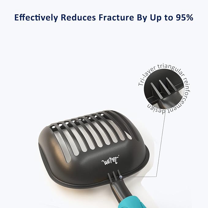 WePet Cat Litter Scoop, Non-Stick Plated Aluminum Alloy Sifter, Kitty Durable - Image 4