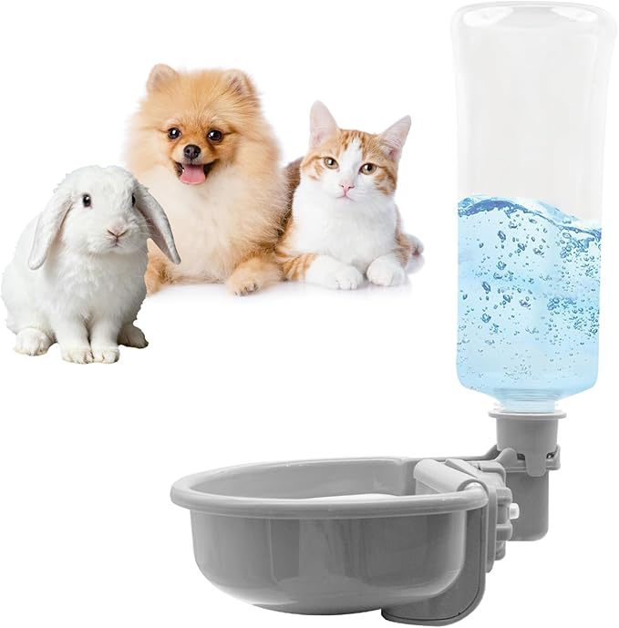 VANNON 23oz Pet Water Bottle, Gravity Dog Water Bowl Dispenser by Vannon