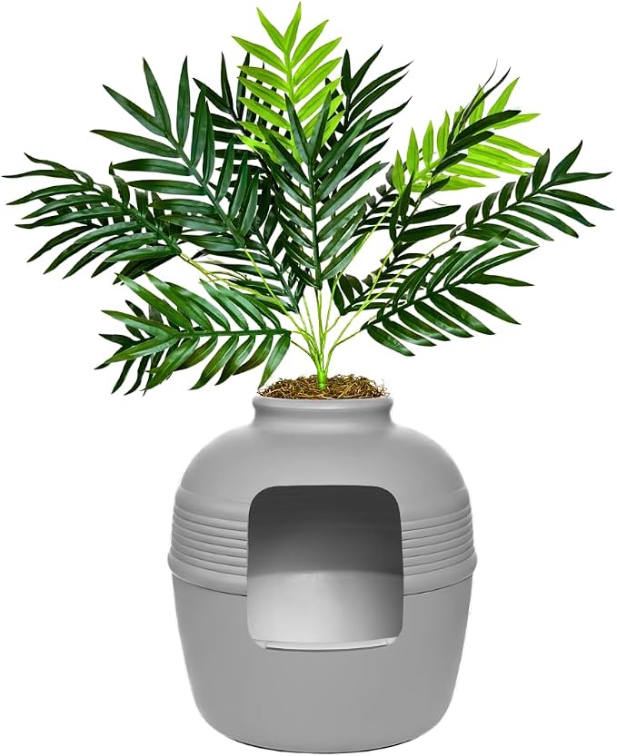 Good Pet Stuff Hidden Litter Box Planter, Decorative Cat Litter Enclosure by TheGoodPetStuffCompany