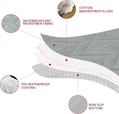 Moonsea Waterproof Dog Bed Cover Antislip Pet Blanket Sofa Couch Furniture - Image 4