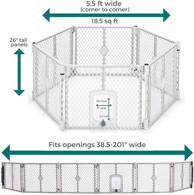 MyPet North States Petyard Passage: 6-Panel Dog Playpen or Dog Fence, Wall - Image 6