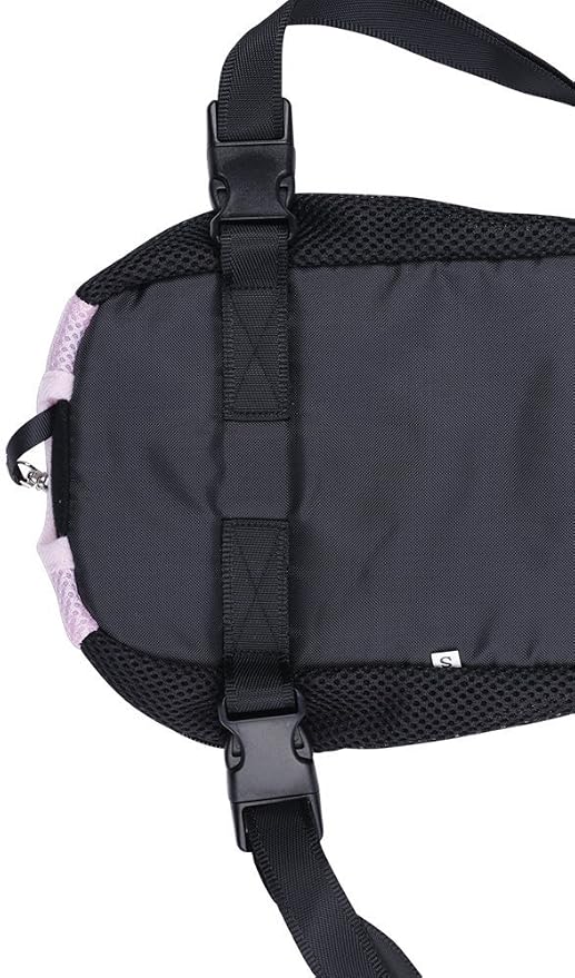 Pet Dog Puppy Cat Carrier Five Holes Backpack Double Shoulder Straps Canvas - Image 4