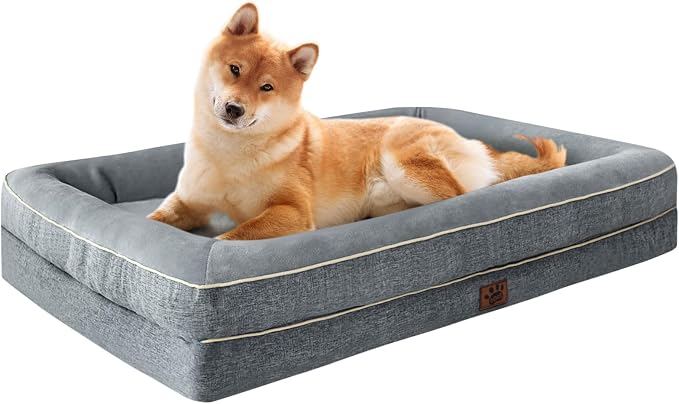 Waterproof Memory Foam Dog Beds by TaiBest