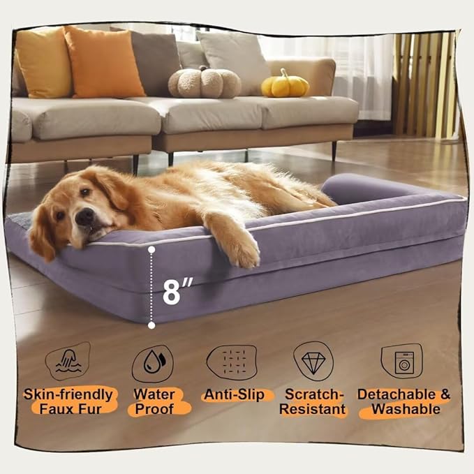 Large Dog Bed Orthopedic Washable, Orthopedic Dog Beds - Image 6