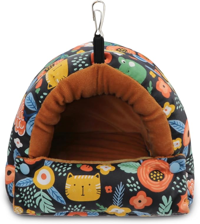 Wontee Bird Nest House Winter Warm Snuggle Hut Bird Bed Hanging Hammock - Image 7