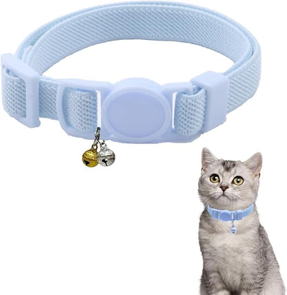 Breakaway Cat Collar with Bell, Safety Buckle Kitten Collar, Elastic Strech by Unknown