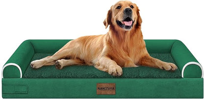 Large Dog Bed Orthopedic Washable: Beds Bolster XL Bed Big XLarge Dogs Egg by Nanuya