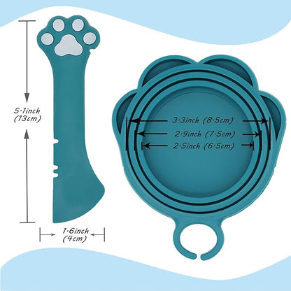 Cat Food Can Spoon & 3 Pcs Can Lids | Cute Paw Shape Covers & Opener - Image 6