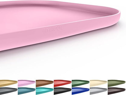 Silicone Pet Food Mat with Raised Edge by smilool