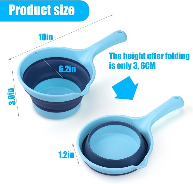 Dog Bath Rinse Cup, Portable Foldable Dog Bath Tubs Accessories, Dog Shower - Image 3