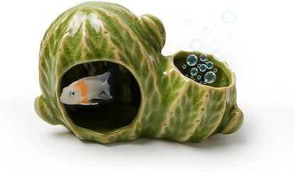Aquarium Decor Cave Betta Fish Tank Accessories Ornaments Cactus House Hideout - Image 6