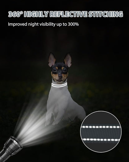 Joytale Small Dog Collar, Reflective and Adjustable Nylon Collar - Image 5