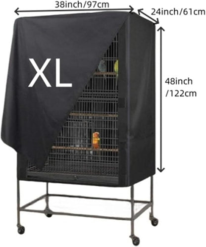Bird Cage Cover Black Out, Protects Pets Privacy, Comfortable, Breathable - Image 7