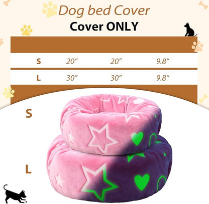 Round Replacement Dog Bed Cover - Image 4