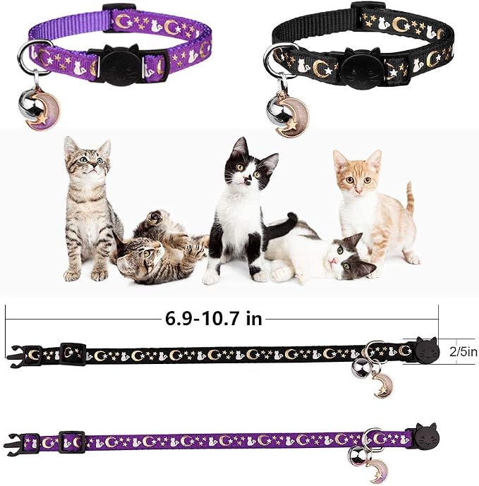 Baeuppit 2PCS Breakaway Cat Collars - Image 6