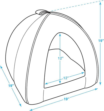 Best Pet Supplies Dog House Bed Crate Mat Tent Indoor Round Soft Plush - Image 6