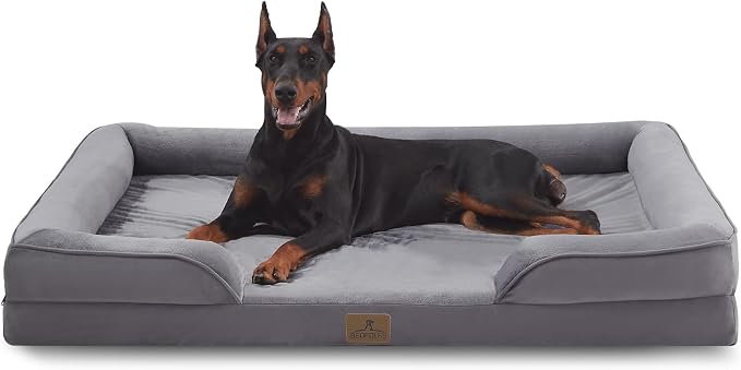 Bedfolks Orthopedic Dog Bed XXL, Waterproof Dog Sofa Bed by Bedfolks