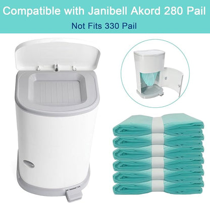 6 Pack Adult Diaper Disposal Liner Refills Compatible - Image 2