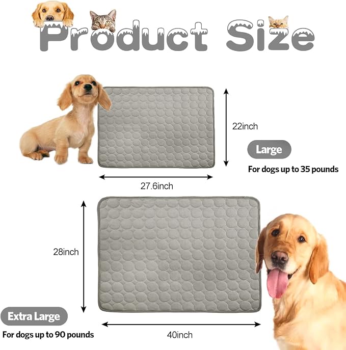 Dog Cooling Mat Pet Cooling Pads Dogs & Cats Pet Cooling Blanket - Image 7