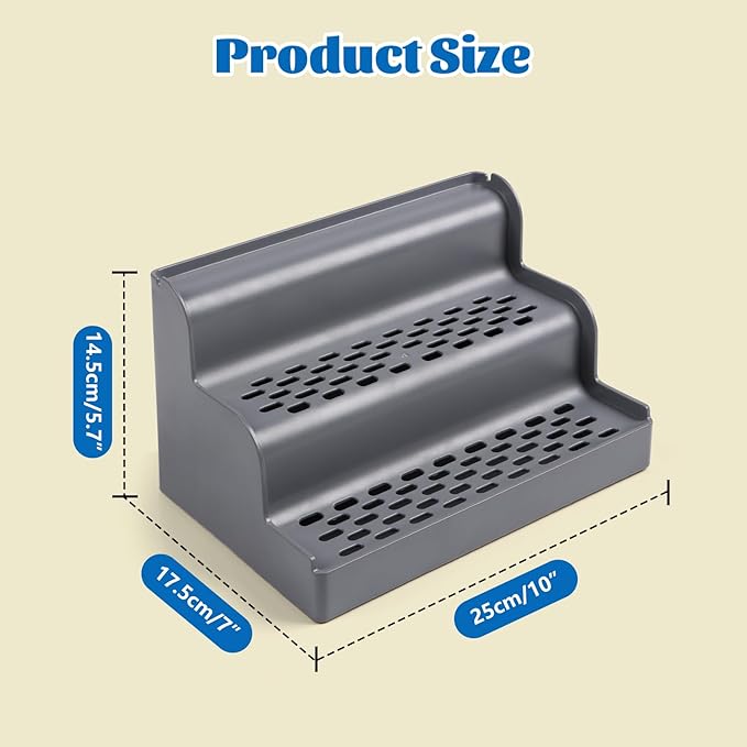 Cat Litter Box Ramp, 3-Step Cat Step - Image 2