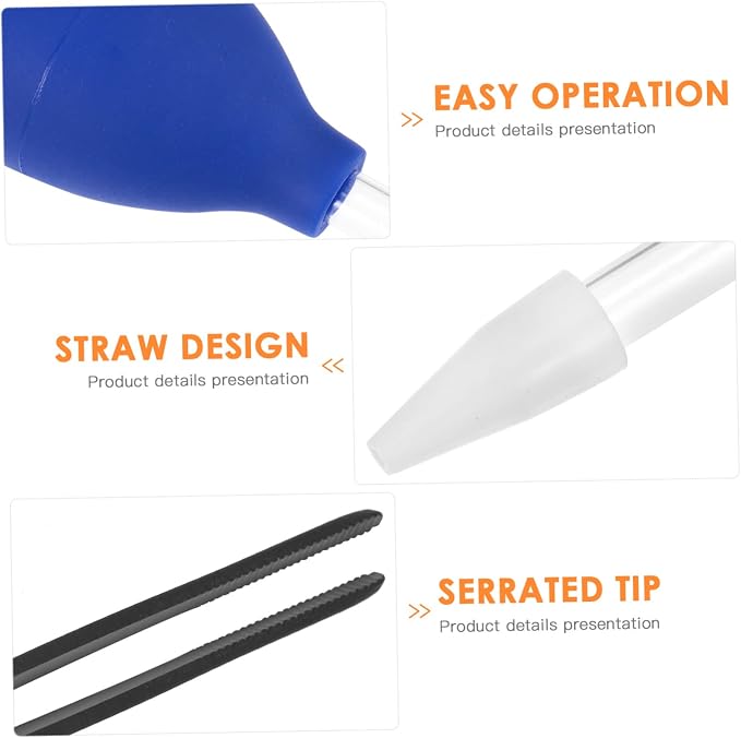 4Pcs Fish Tank Cleaning Tools Aquarium Tweezers Pipette - Image 2