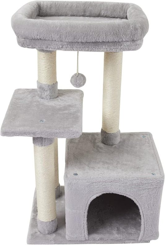 FISH&NAP Cute Cat Tree Kitten Cat Tower - Image 2