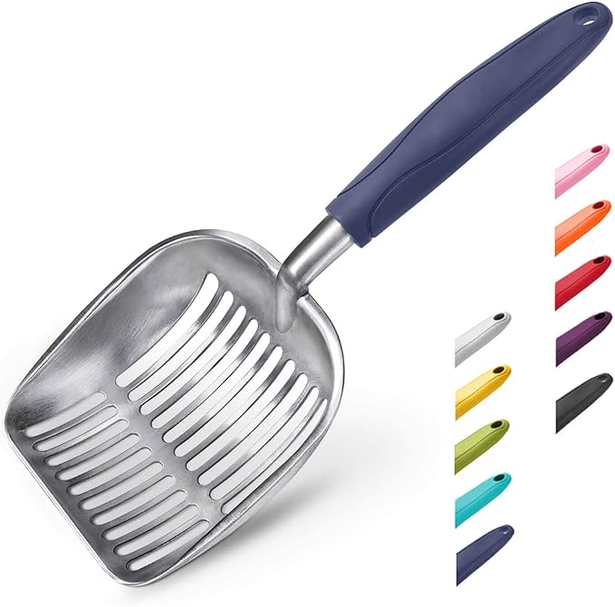 WePet Cat Litter Scoop, Aluminum Alloy Sifter, Kitty Metal Scooper, Deep Shovel by WePet