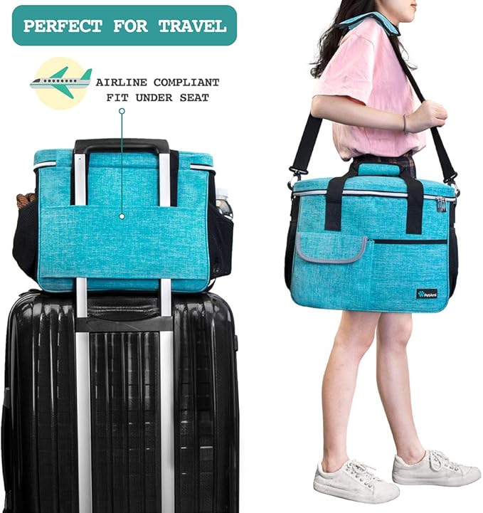 PetAmi Dog Travel Bag, Travel Pet Bag Organizer, Dog Food Travel Bag - Image 5