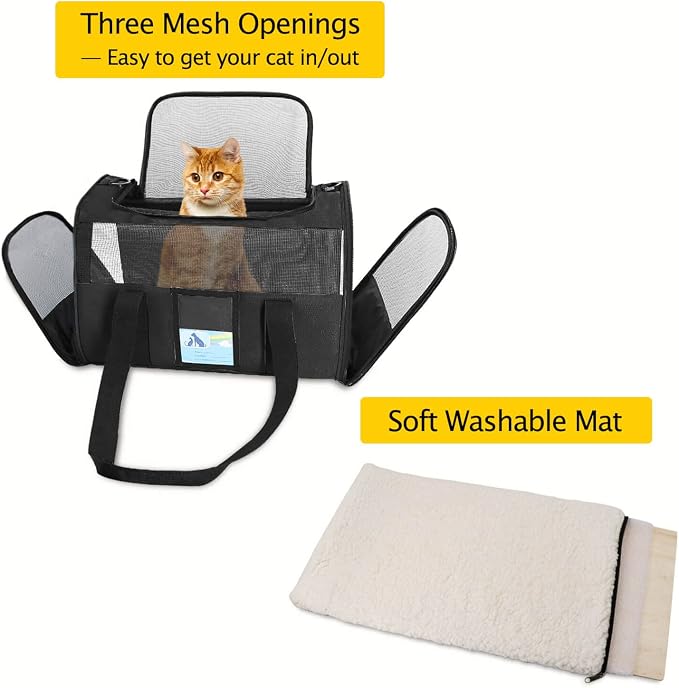 Refrze Pet Carrier Airline Approved, Cat Carriers - Image 3