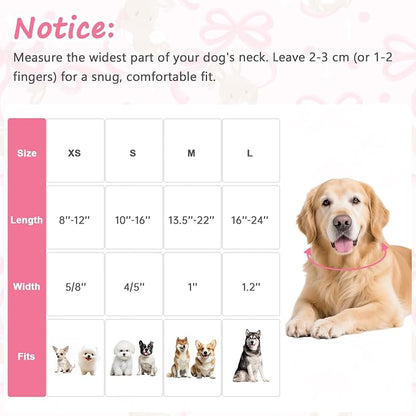 Easter Dog Collar, Spring Pink Dog Collar - Image 2