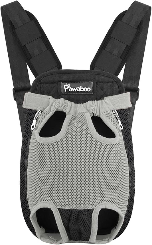 Pawaboo Pet Carrier Backpack, Adjustable Pet Front Cat Dog Carrier Backpack by Pawaboo