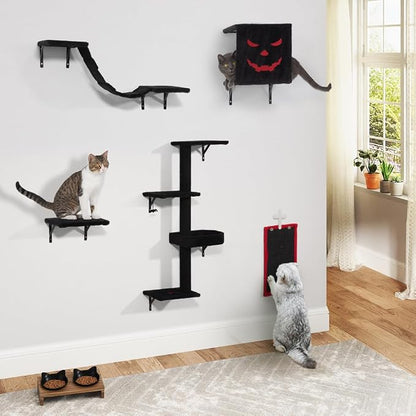 COZIWOW Wall-Mounted Cat Tree | Space-Saving Feline Furniture - Image 8