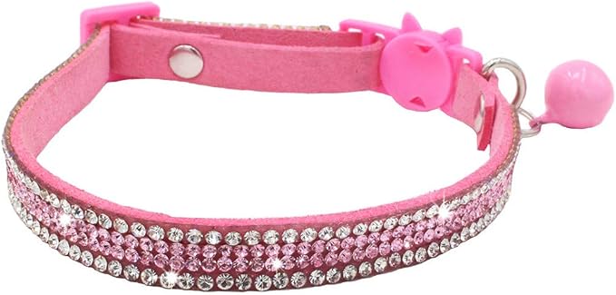 THAIN Basic Adjustable Cat Collar Bling Diamond Breakaway by THAIN